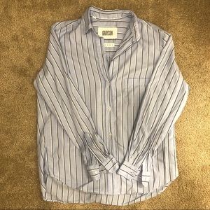 Grayson Striped Linen Button-up